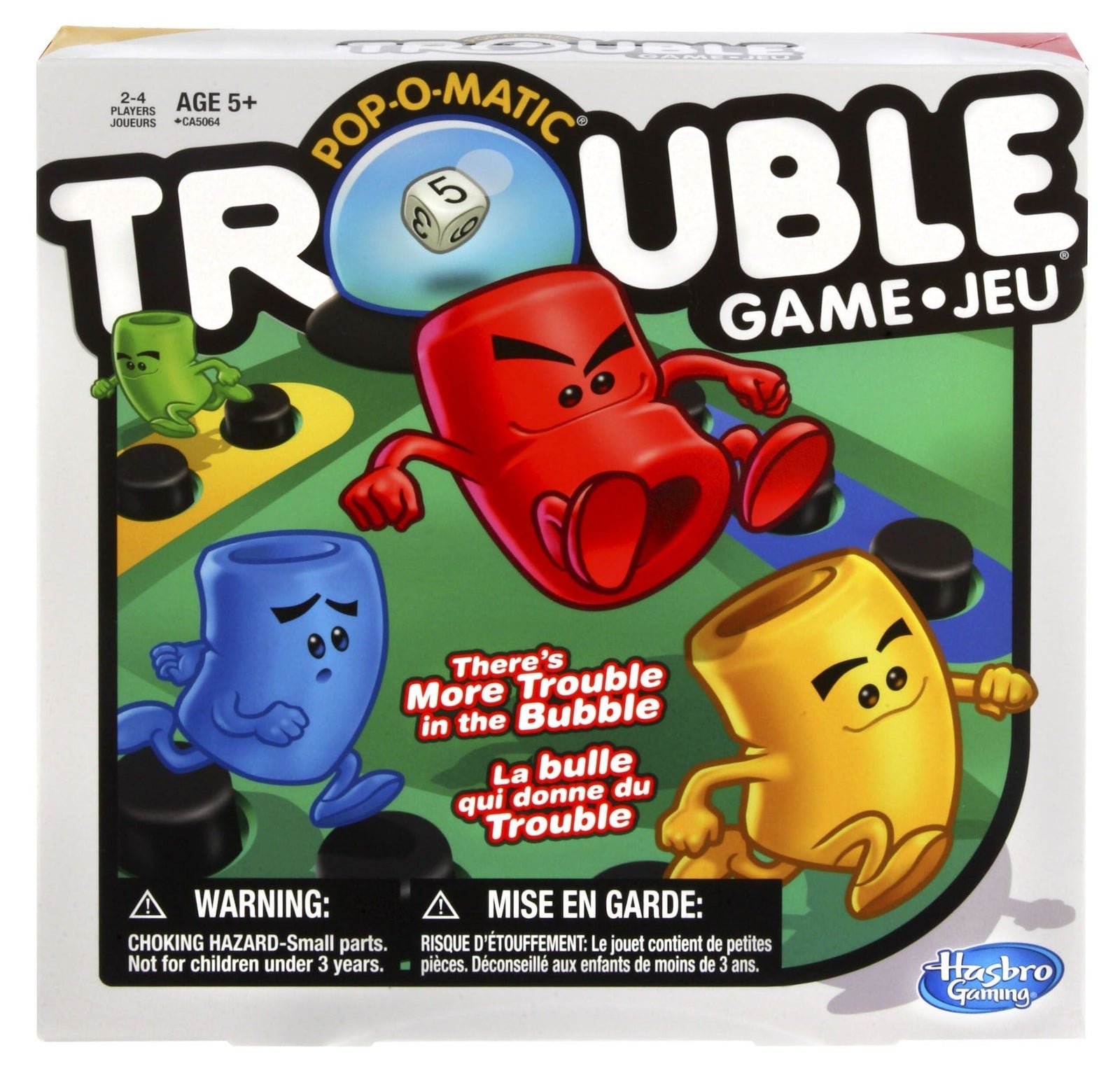 Trouble Board Game Set for Kids, Ages 5+ A9Y4 - product image 1
