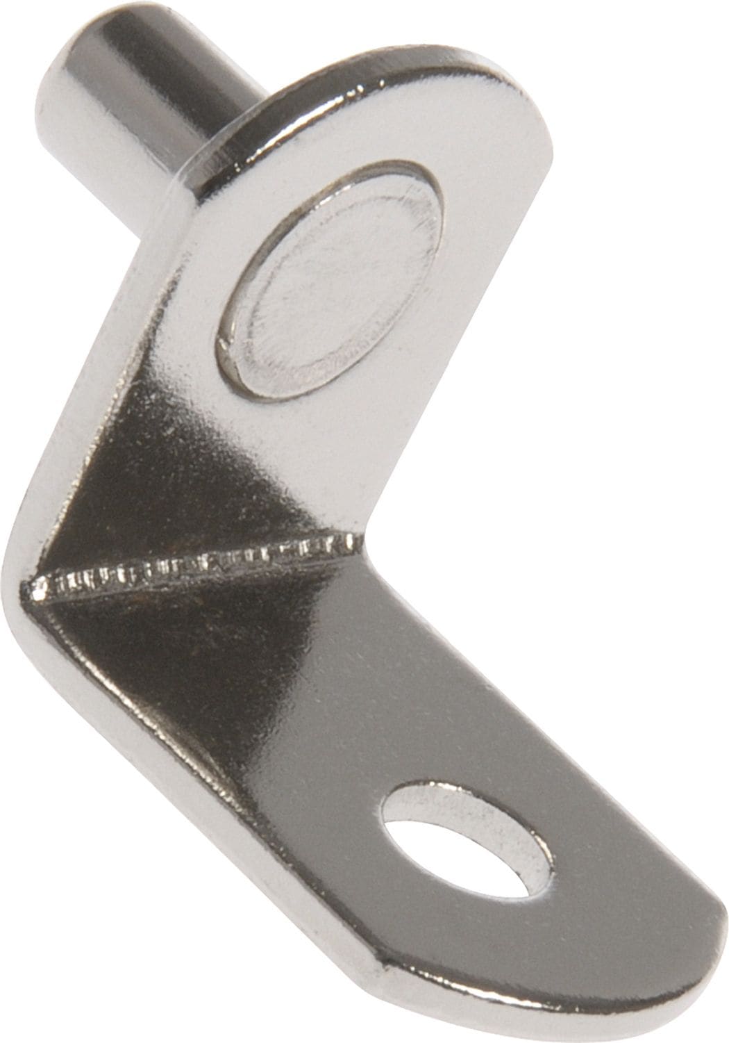 Shelf Support, For Book Shelves, 0.24-in, Nickel Q2X6 - product image 1