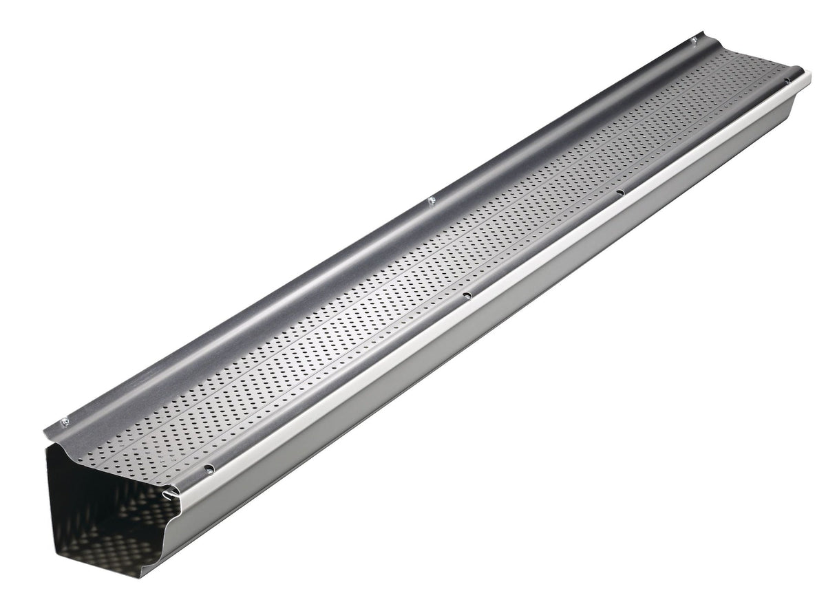 Smart Screen 20-ft Aluminum Gutter Guards, Metallic, 5-pk I5X2 - product image 1