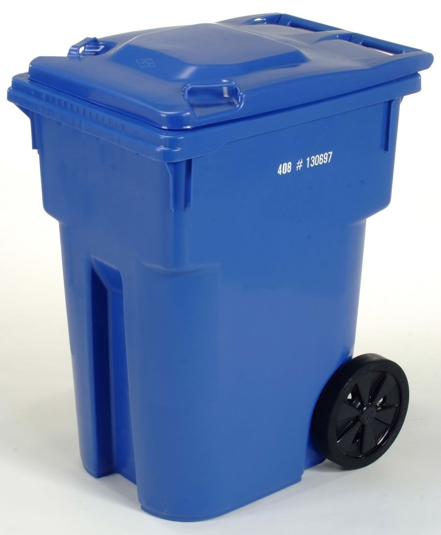 Mastercart Plastic Rectangular Wheeled Compost Bin/Recycling Bin/Garbage Can, Assorted Colours, 360-L F0M0 - product image 1