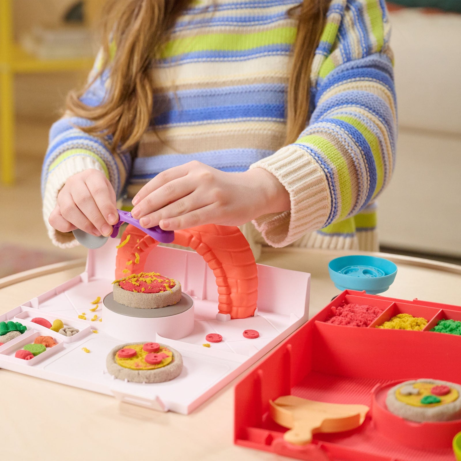 Sand 4-Colour SquishPizza Set with Rising Action U1H3 - product image 8