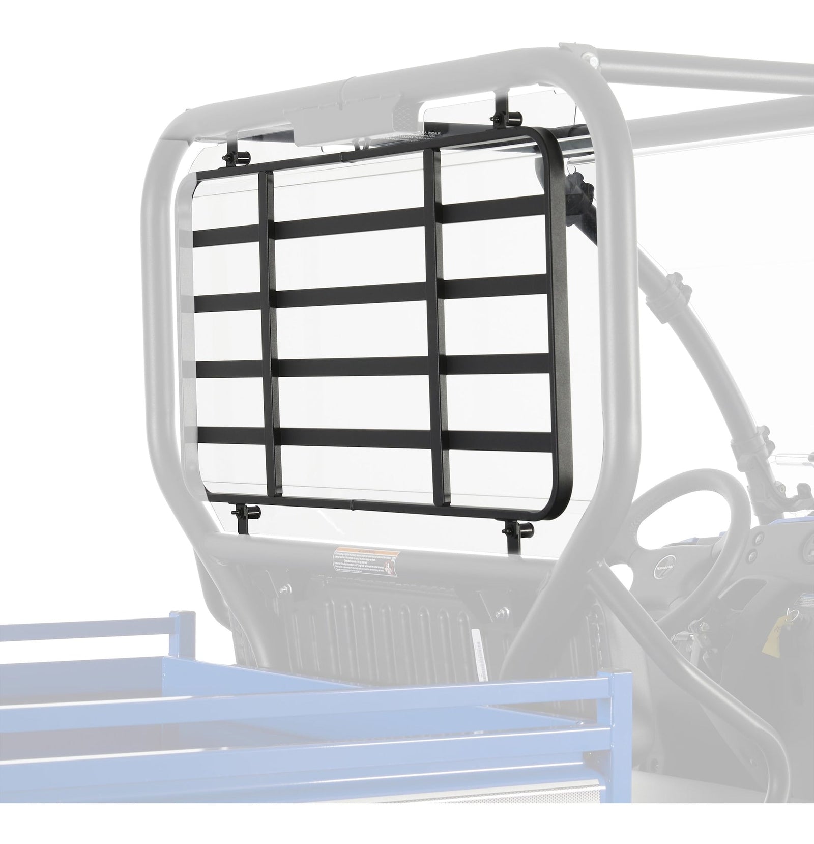 2513 Rear Panel UTV Windshield for Kawasaki Mule SX C1A7 - product image 1