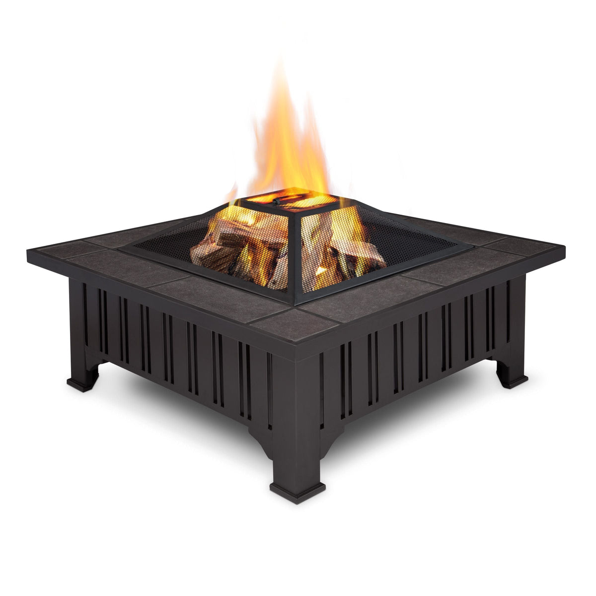 Square Wood Burning Fire Pit in Black, 34-in N5Y4 - product image 3