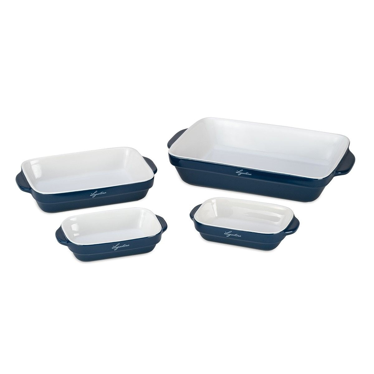 Ceramic Bakeware Set, Blue, 4-pc J9M3 - product image 1