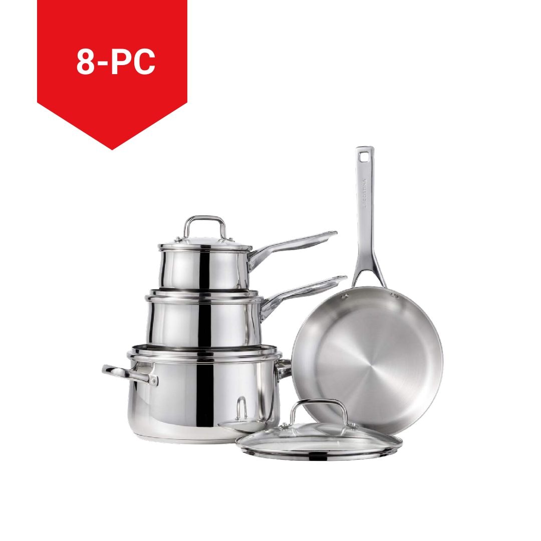 Classico Stainless Steel Cookware Set, 8-pc M2P7 - product image 3