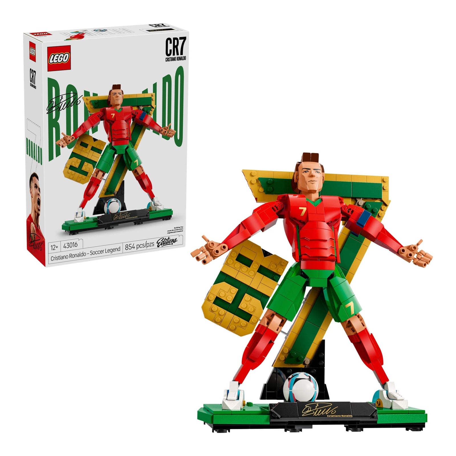 Editions Cristiano Ronaldo, Soccer Legend - 43016, 854-pcs, Ages 12+ S8J6 - product image 1