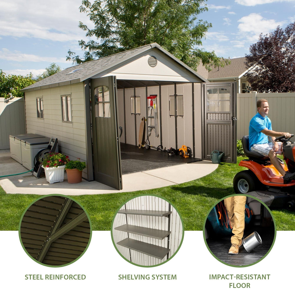 Outdoor Storage Shed, 11-ft x 18.5-ft R3W5 - product image 6