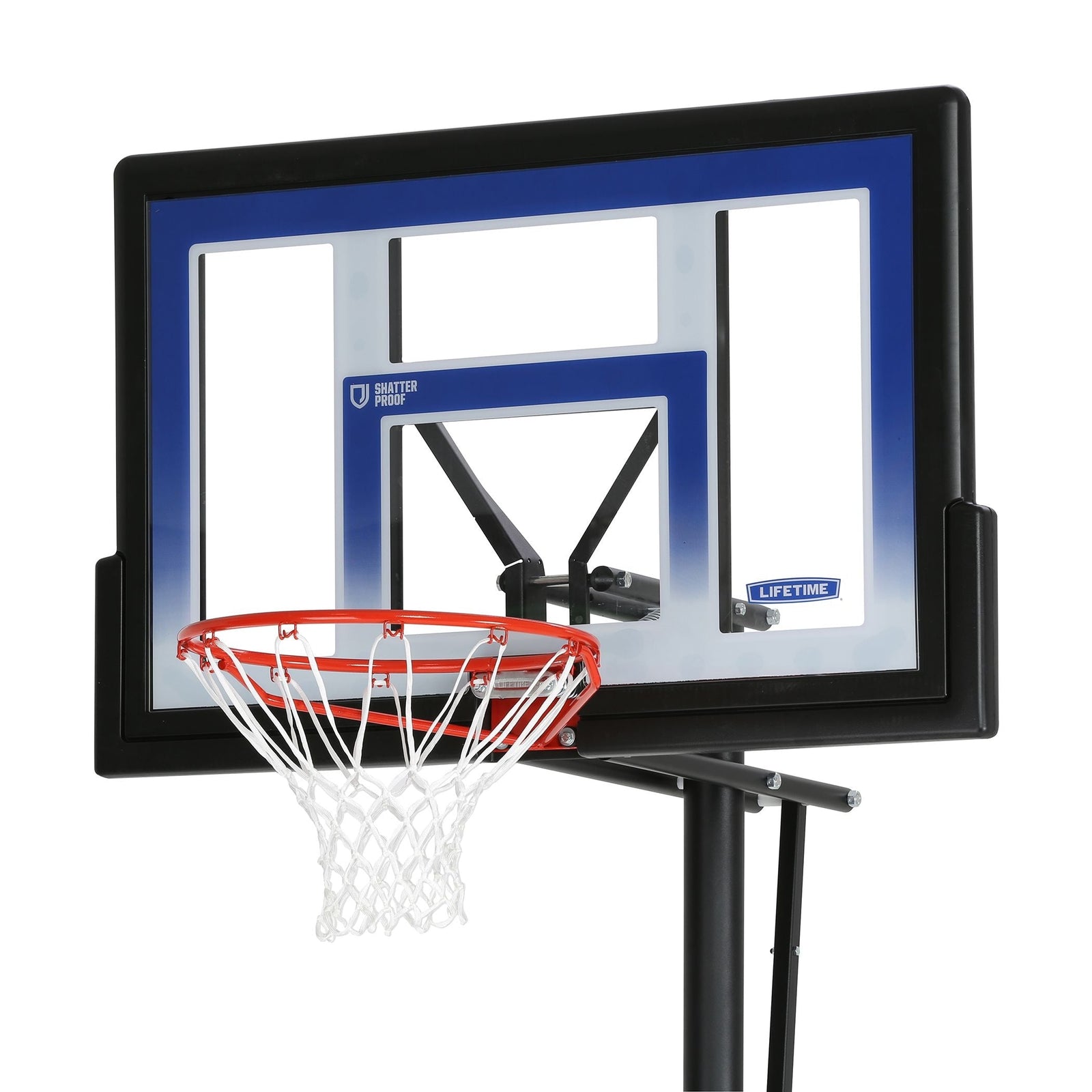 Portable Adjustable Basketball Backboard, Hoop & Net System, 48-in I5M3 - product image 3