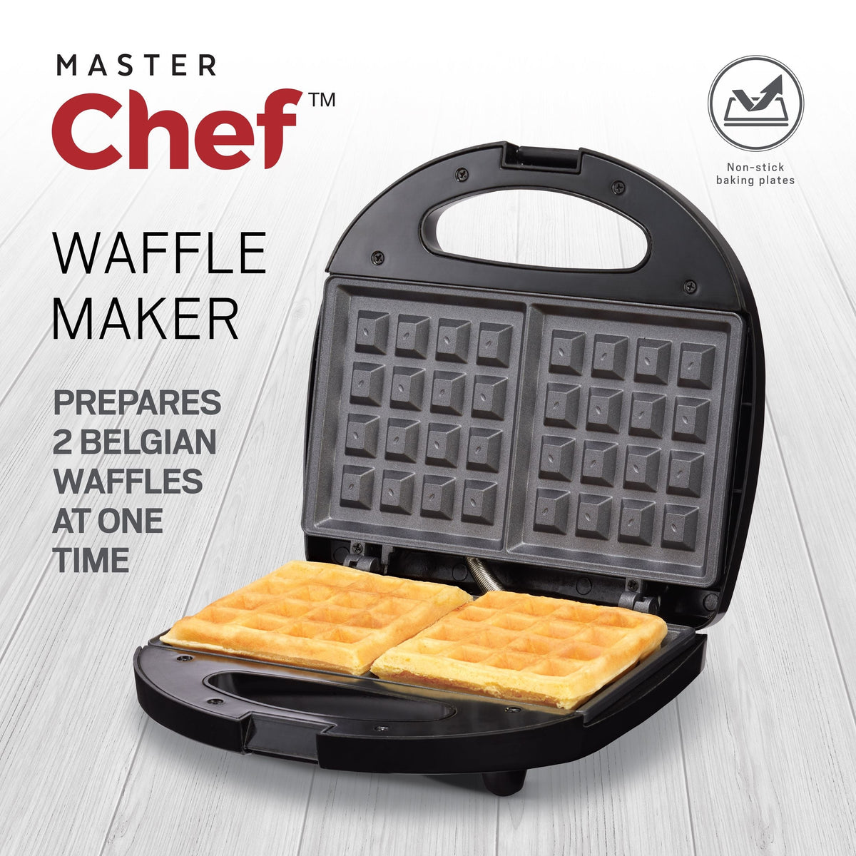 Non-Stick Waffle Maker with Indicator Lights K1Q9 - product image 5