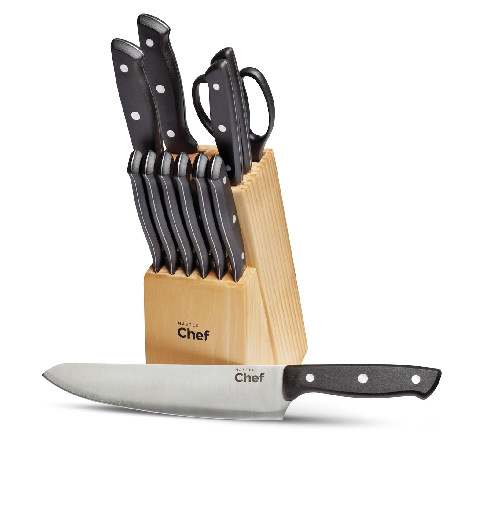 Stainless Steel Knife Block & Kitchen Starter Kit, Ergonomic Grip, 22-pc T4I8 - product image 1