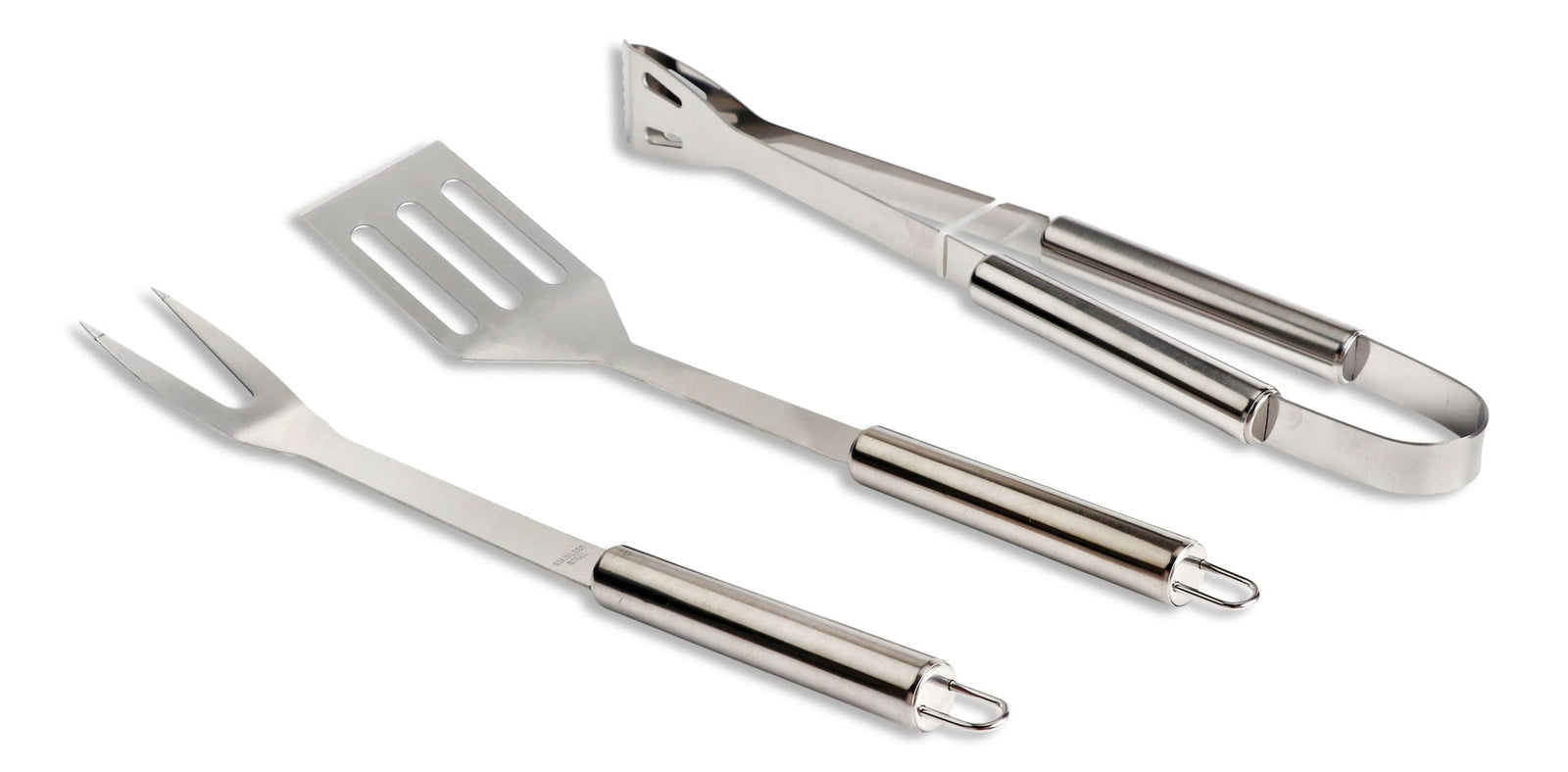 Stainless Steel Outdoor BBQ Grill Accessories Tools Set, 3-pc X5Y3 - product image 1