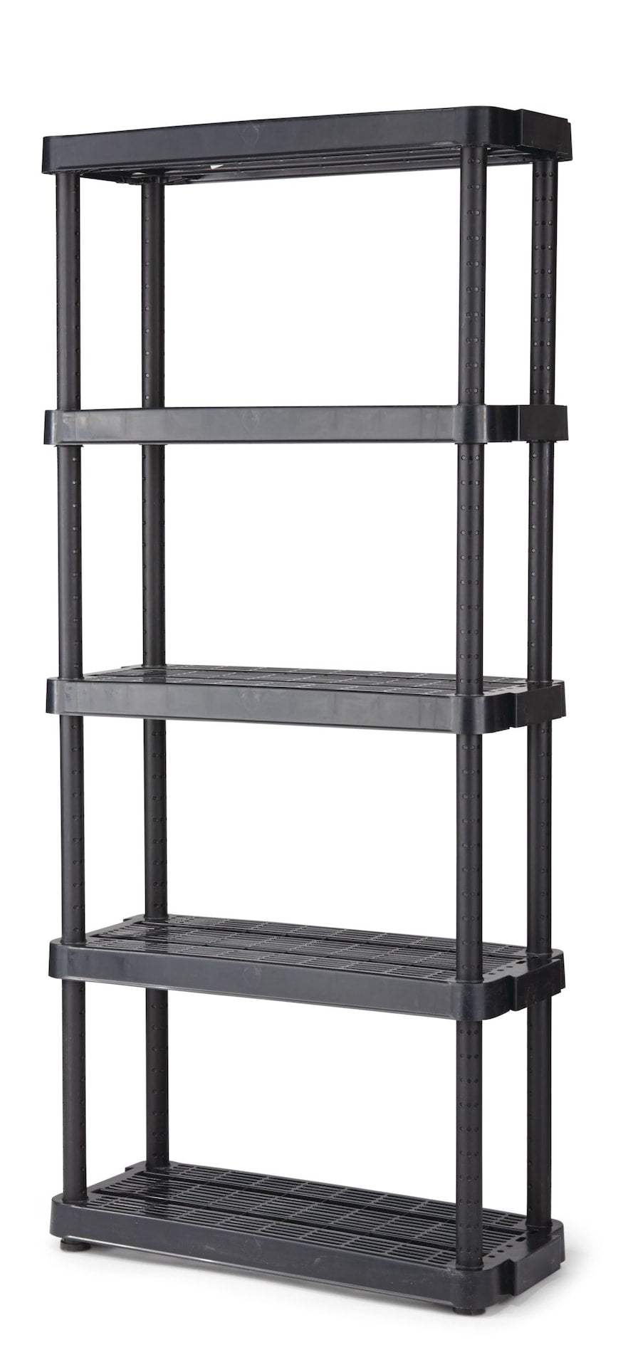 Adjustable 5-Shelf Resin/ Plastic Storage Rack/ Shelving Unit, 36 x 14 x 72-in V7Q5 - product image 2