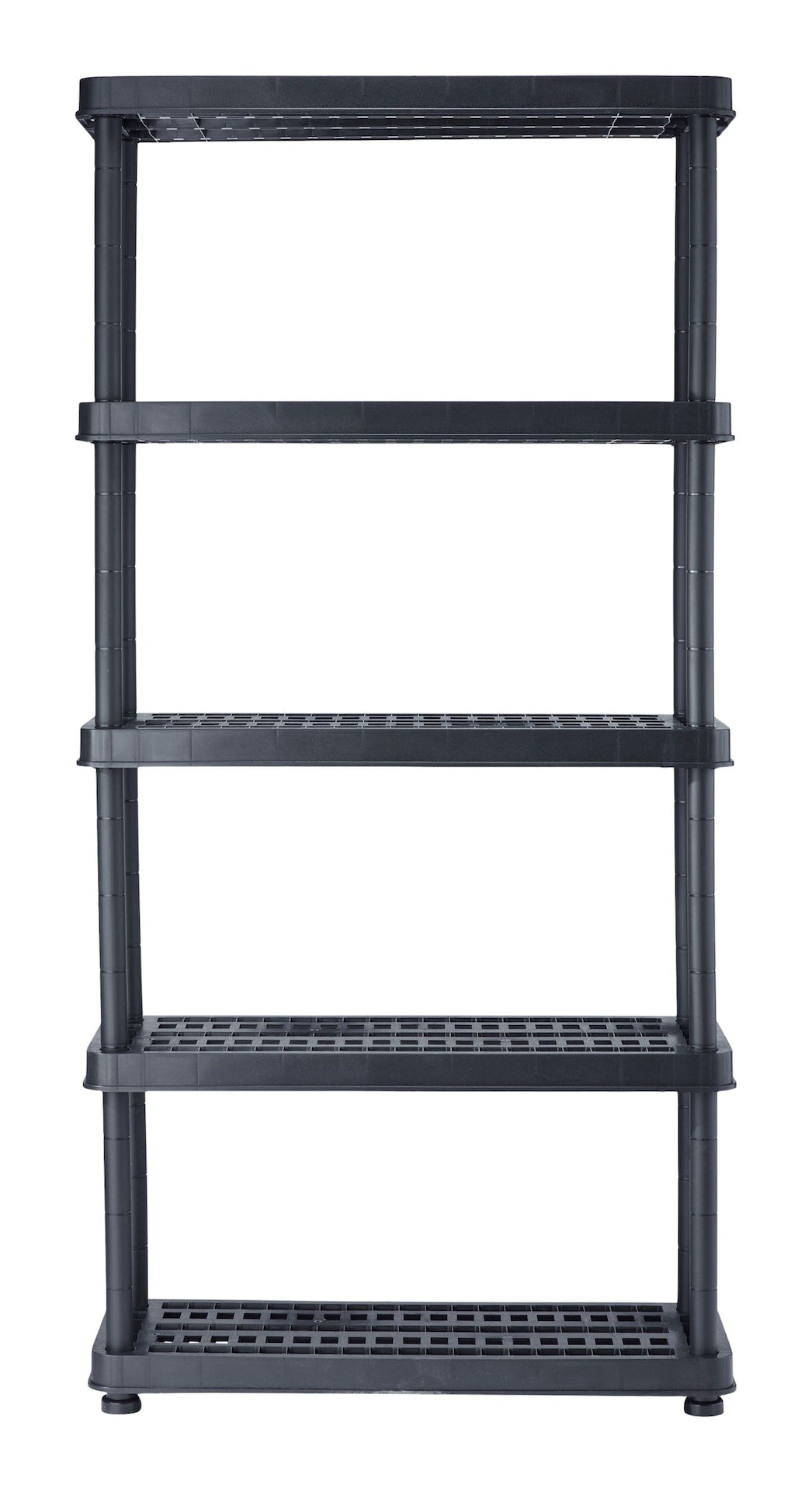Adjustable 5-Shelf Resin/ Plastic Storage Rack/ Shelving Unit, 36 x 14 x 72-in V7Q5 - product image 4