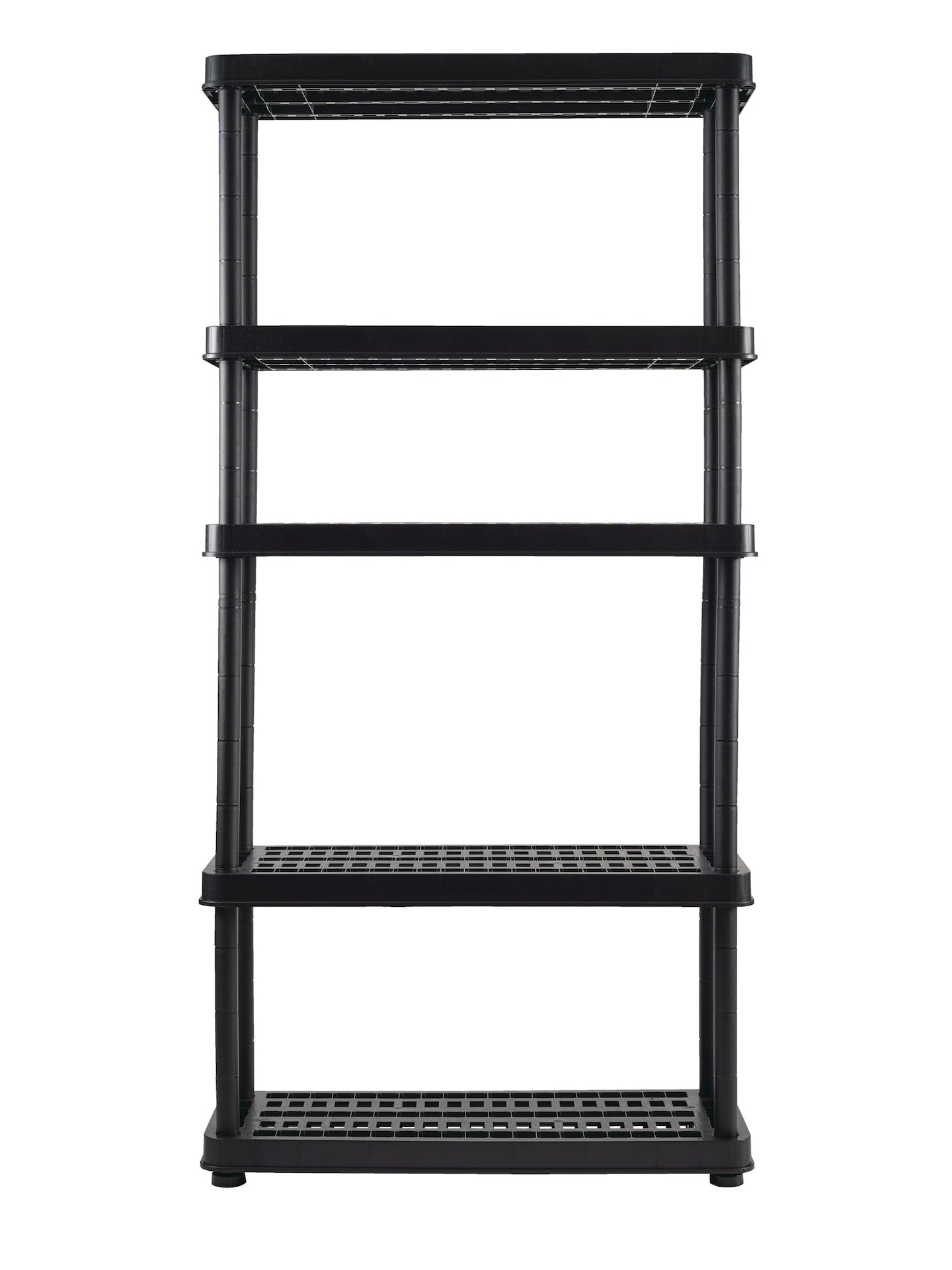 Adjustable 5-Shelf Resin/ Plastic Storage Rack/ Shelving Unit, 36 x 14 x 72-in V7Q5 - product image 5