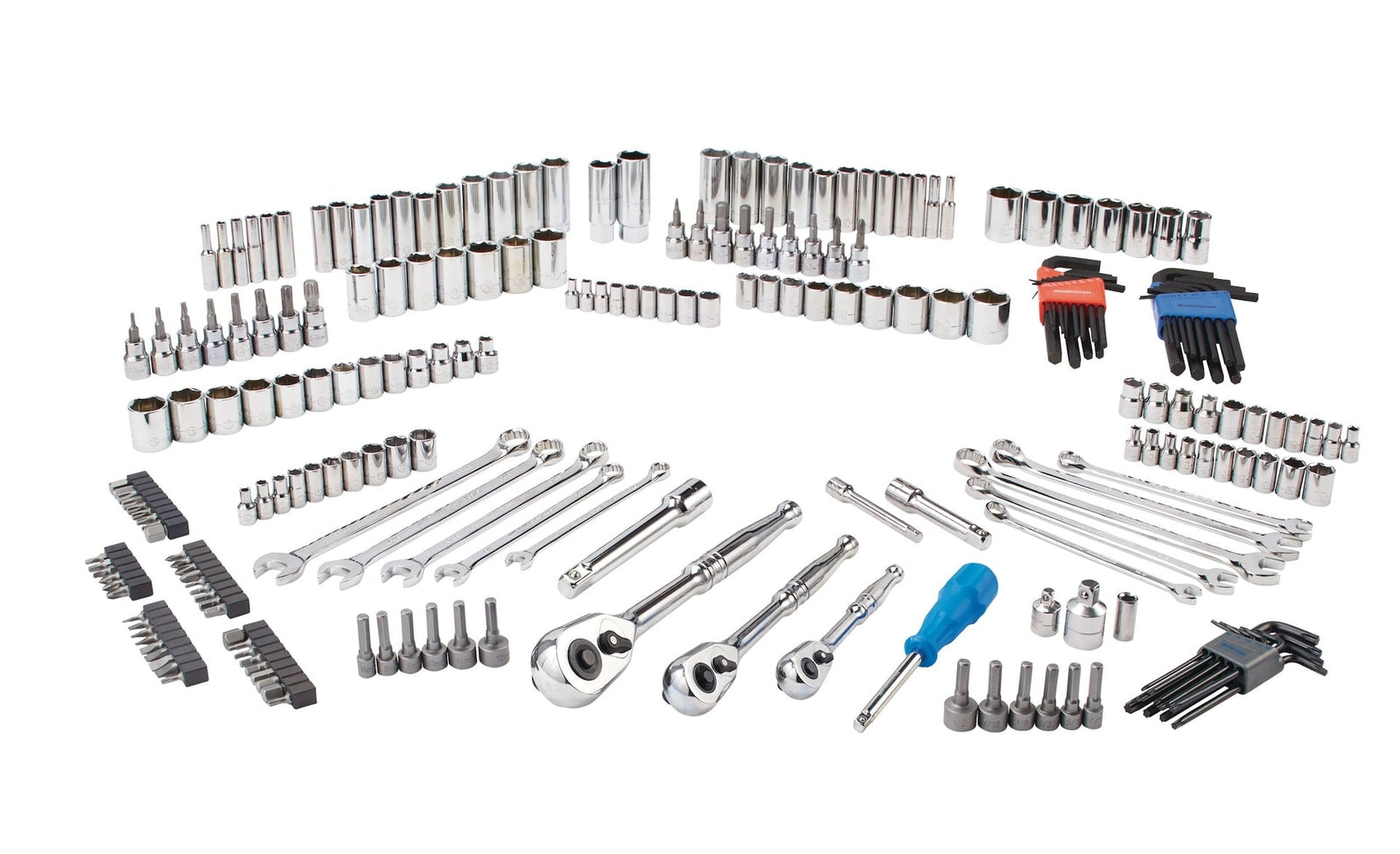 Socket Set, 233-pc, SAE / Metric, Nickel-Chrome Plating W3D9 - product image 7