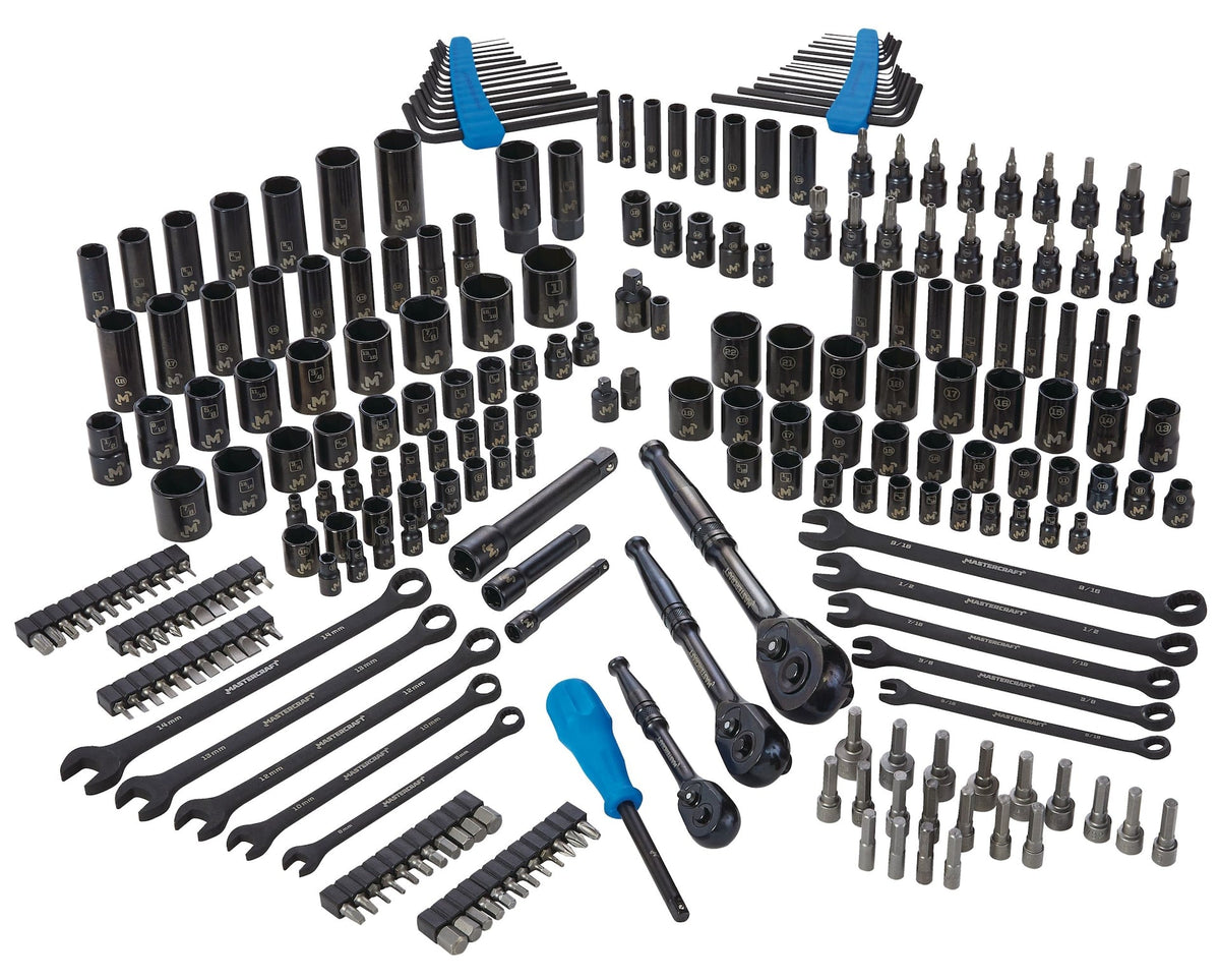 Socket Set, SAE/Metric, CRV, Black Steel Finish, 260-pc Y8Y7 - product image 3