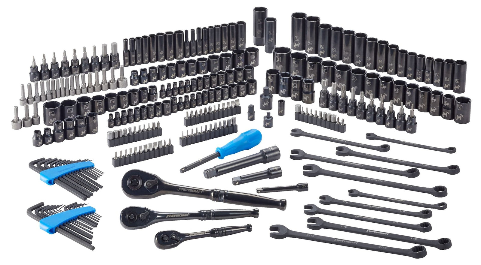 Socket Set, SAE/Metric, CRV, Black Steel Finish, 260-pc Y8Y7 - product image 4