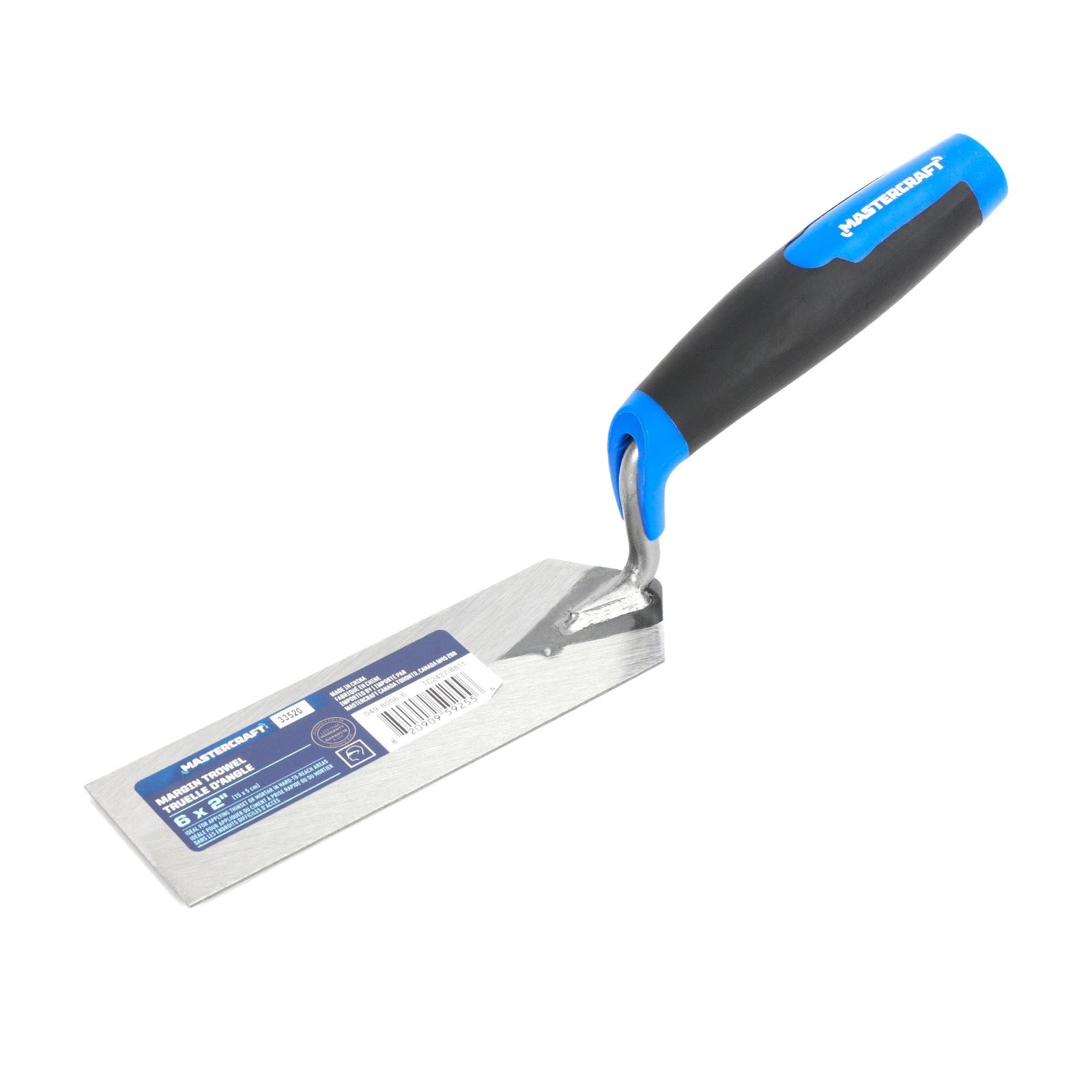 Tempered Steel Flat & Margin Trowel For Masonry & Concrete Work, 2 x 6-in D7S4 - product image 1