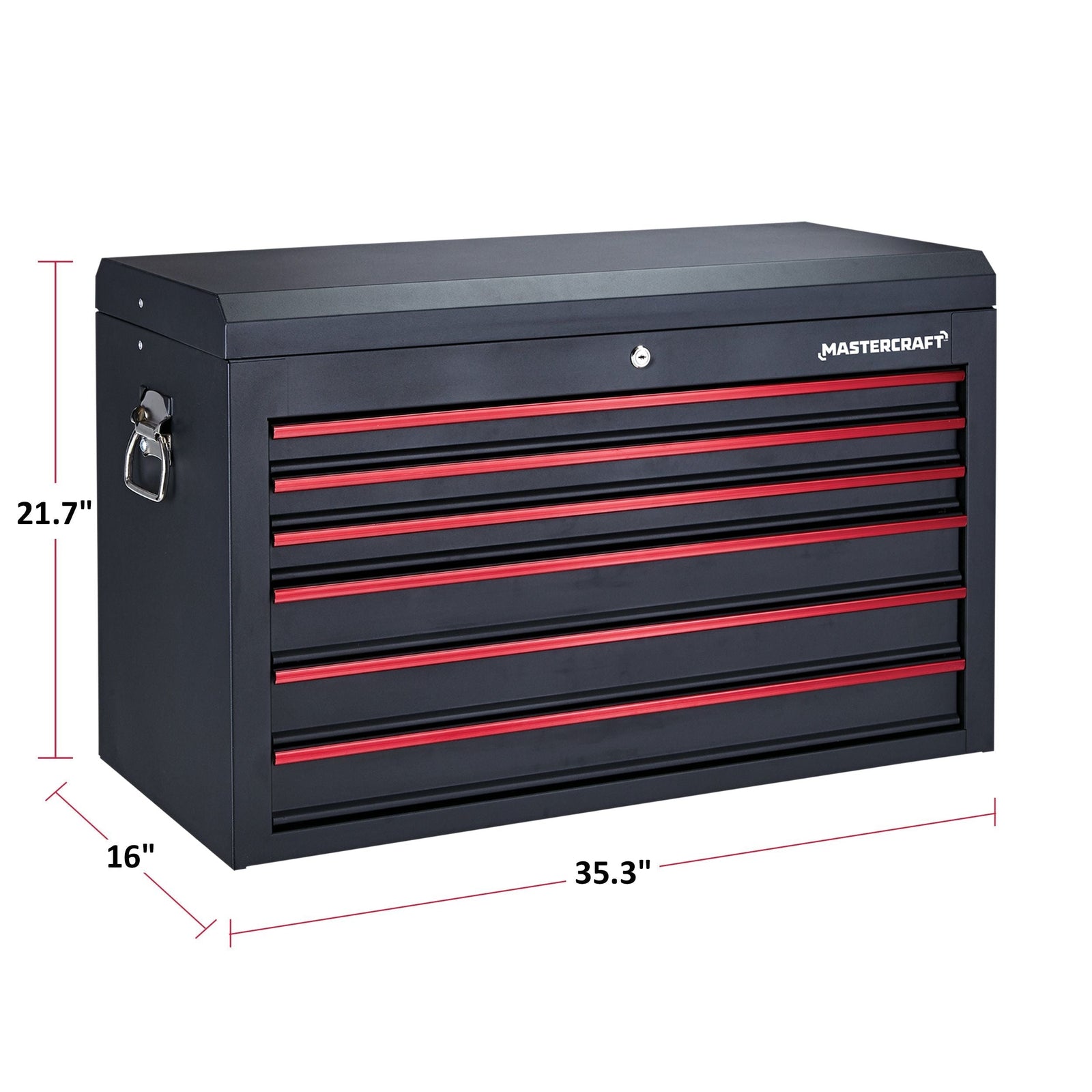 Tool Chest with 6 Drawers, Black, 36-in Z3Y5 - product image 7
