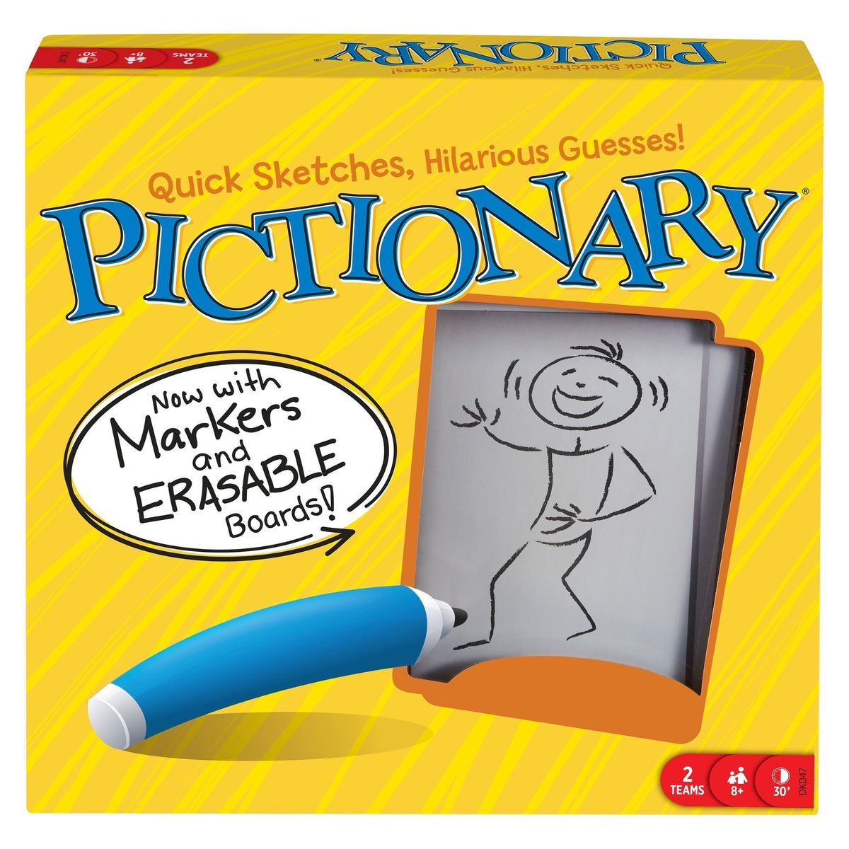 Pictionary Board Game Party Box for Family, Adults & Kids, Indoor Game, Ages 8+ X7C6 - product image 1