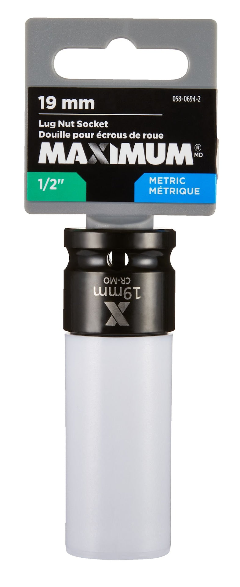 1/2-in Drive Lug Nut Socket, 19-mm F8M3 - product image 2