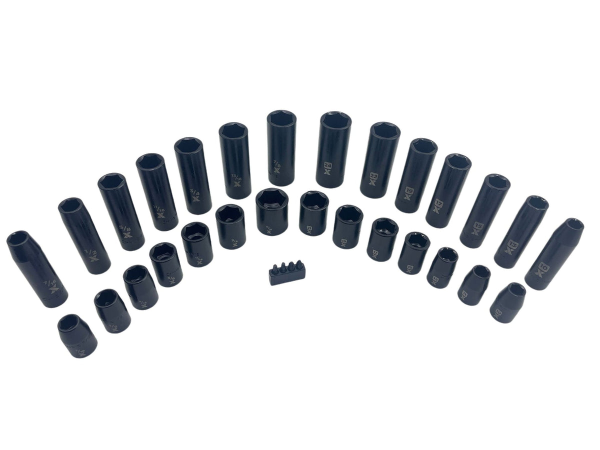 1/2-in Drive Professional Grade Impact Socket Set, 28-pc, CRMO X9G1 - product image 6