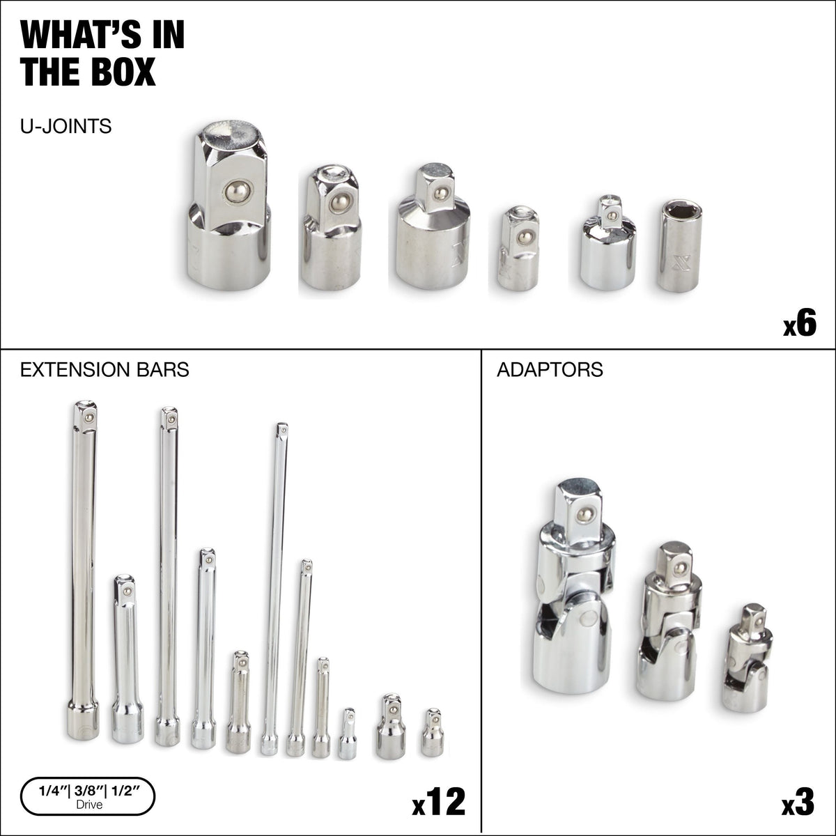 Extension Tool & Socket Accessory Set, 20-pc L3M7 - product image 2