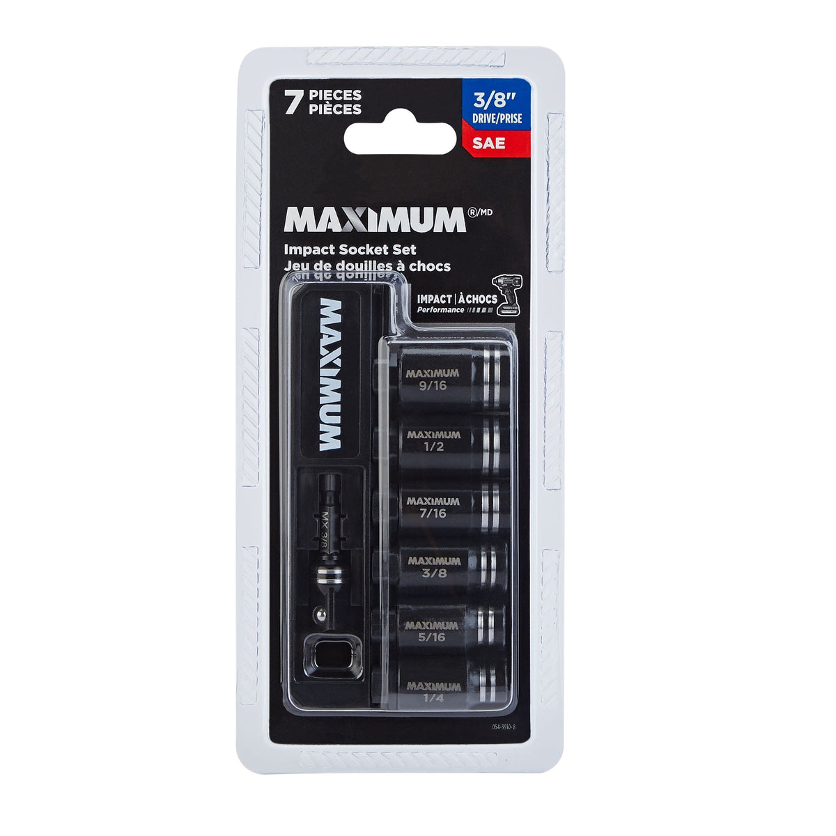 Impact Driver Socket Set, SAE, 7-pc X0H2 - product image 1