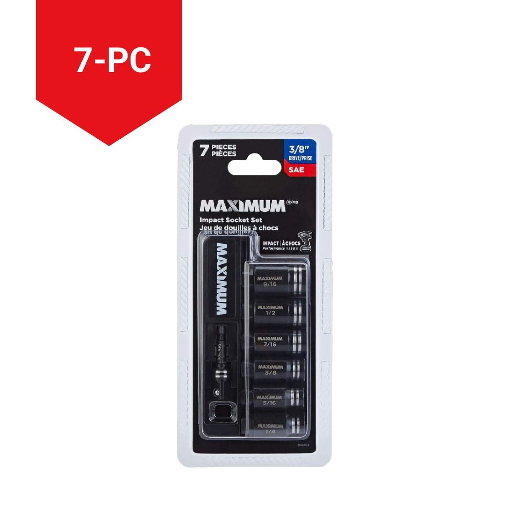 Impact Driver Socket Set, SAE, 7-pc X0H2 - product image 2