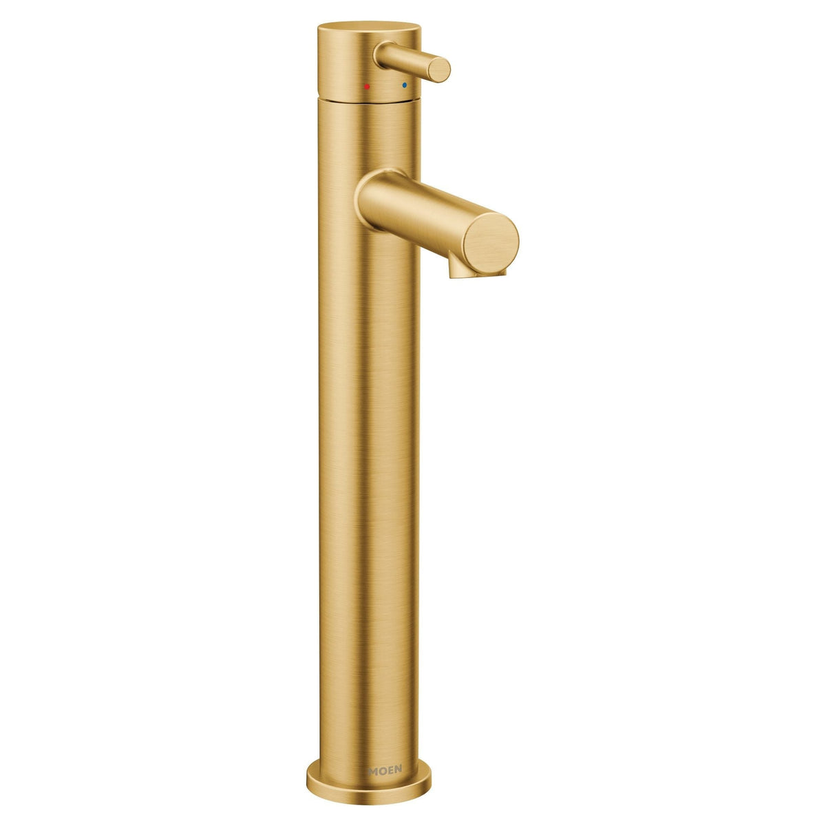 Align Single Handle High Arc Vessel Single Hole Bathroom Sink Faucet, WaterSense Certified, Brushed Gold H1X6 - product image 1