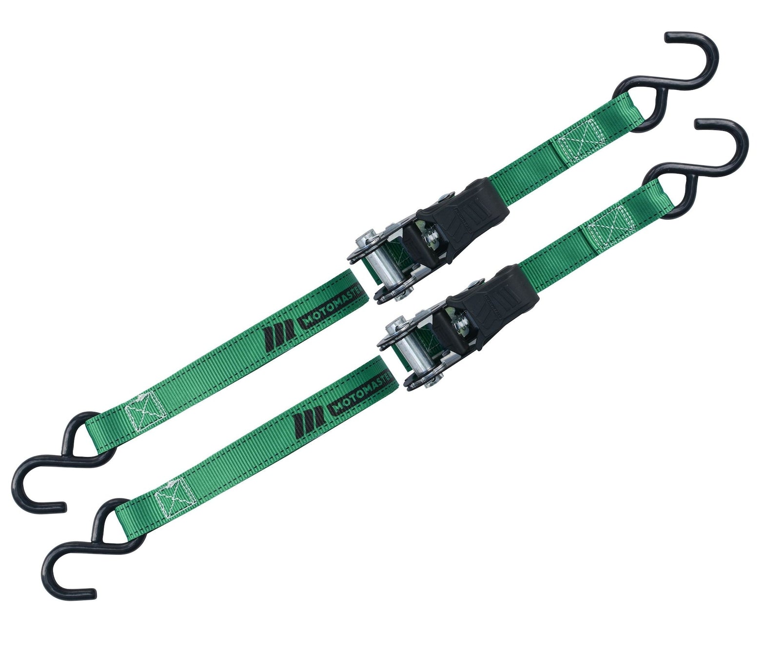 1,500-lb Padded Ratchet Tie Down Straps, Weatherproof, 1-in x 6-ft, 2-pk U5X8 - product image 3