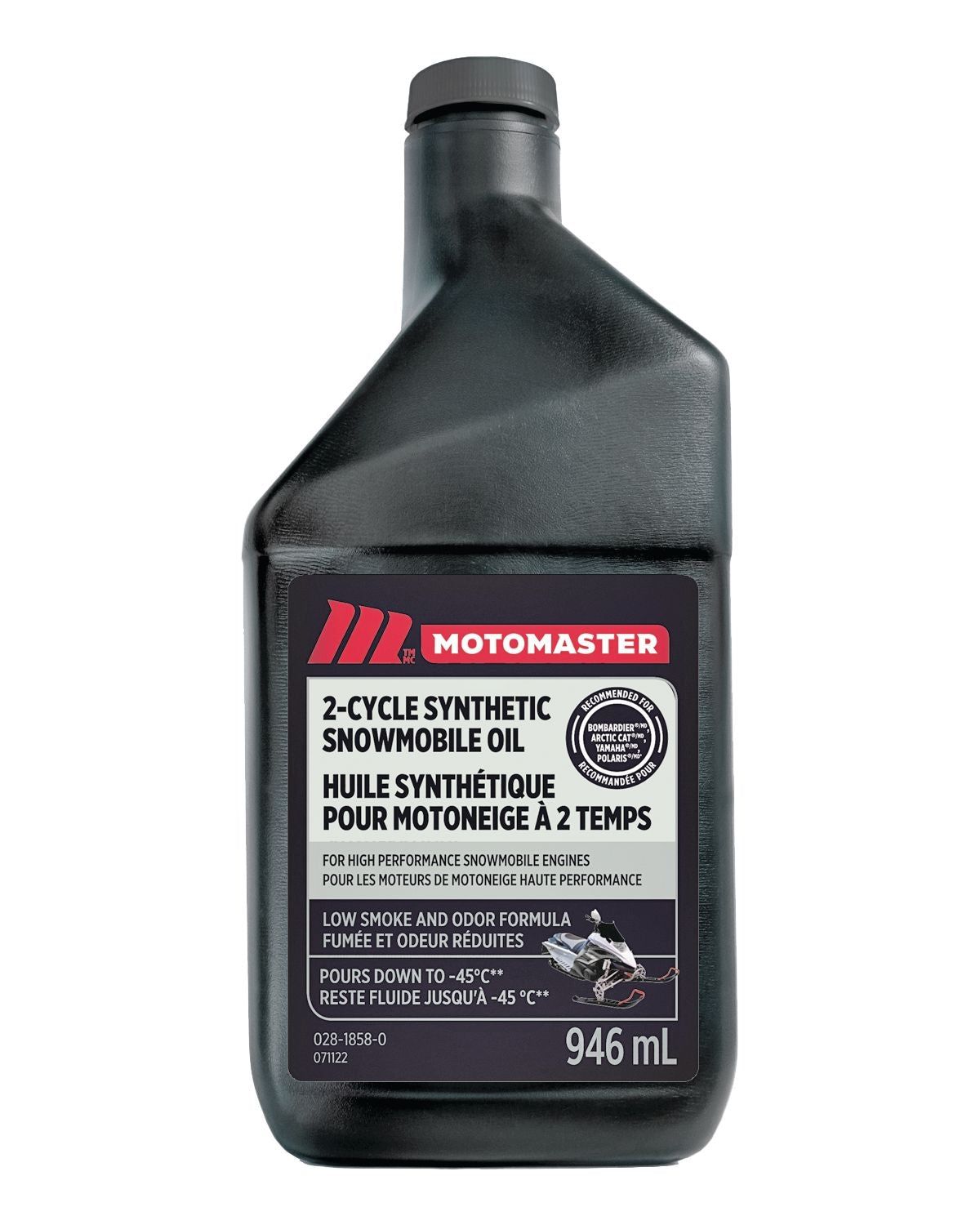 2-Cycle Synthetic Snowmobile Oil, 946 mL G8T2 - product image 1