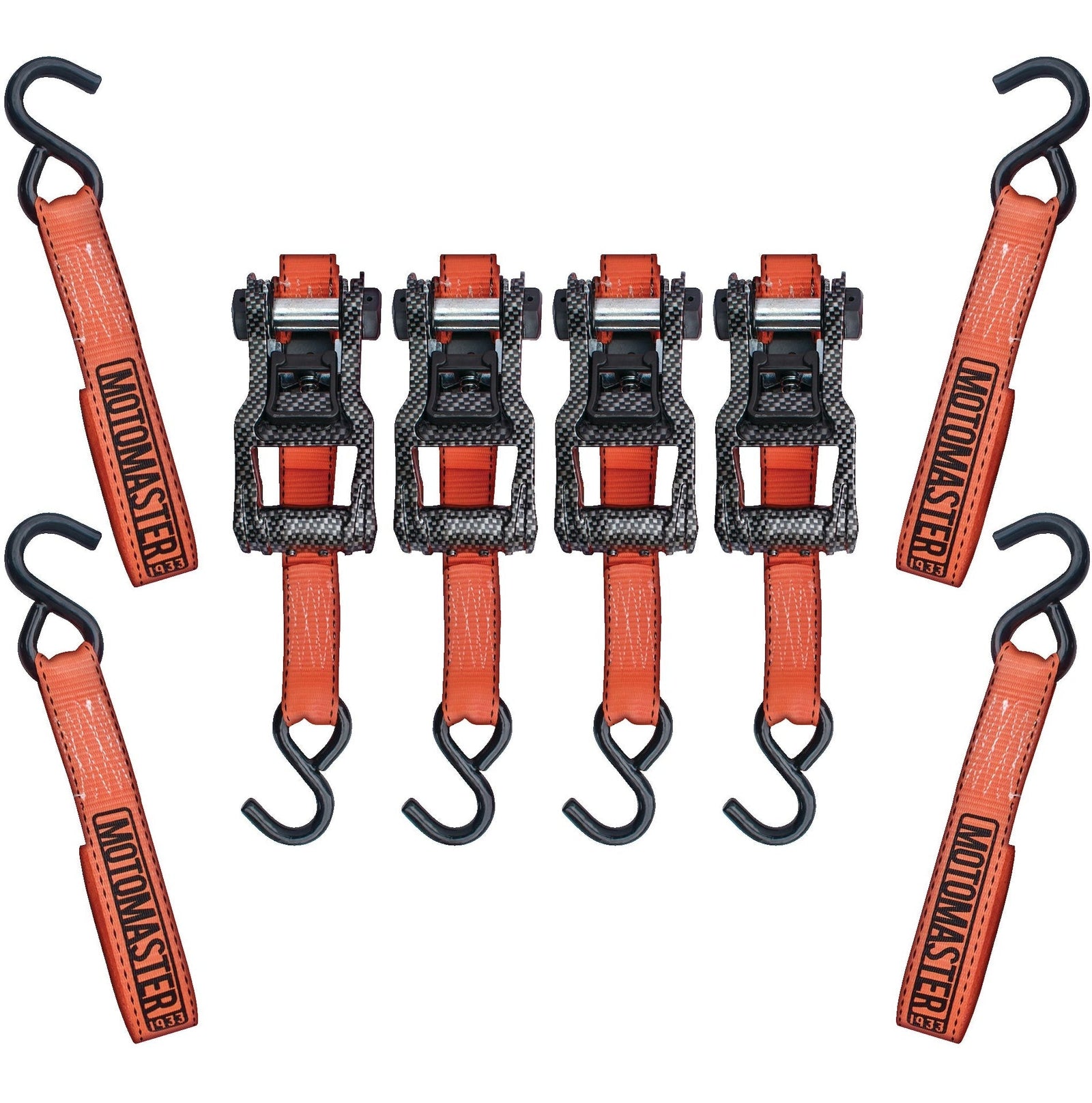 3,000-lb Heavy Duty Ratchet Tie Down Strap, 1.25-in x 14-ft, 4-pk P3C1 - product image 2