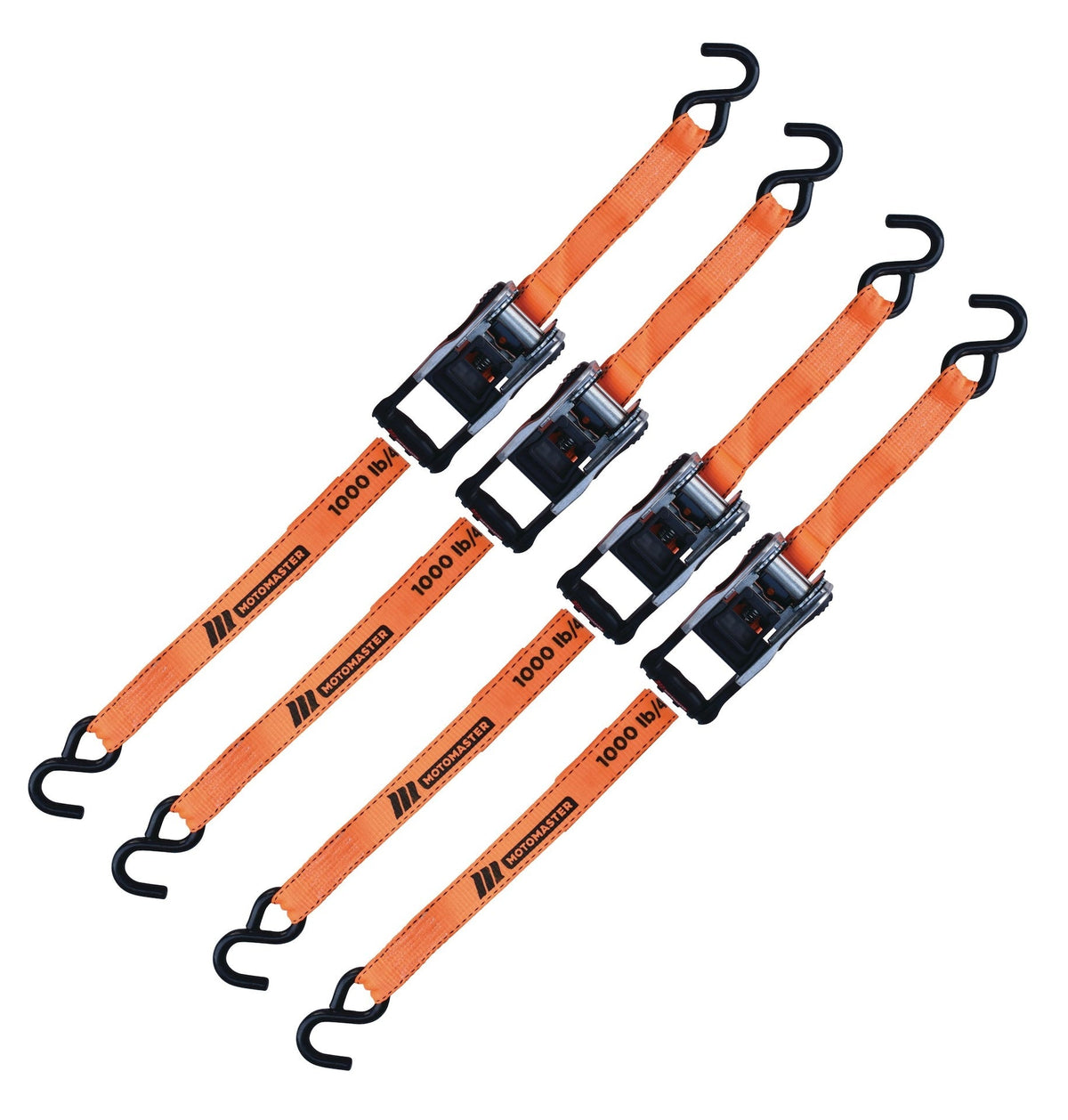 3,000-lb Heavy Duty Ratchet Tie Down, with Padded D-Handle, 1.25-in x 14-ft, 4-pk B9Z3 - product image 4