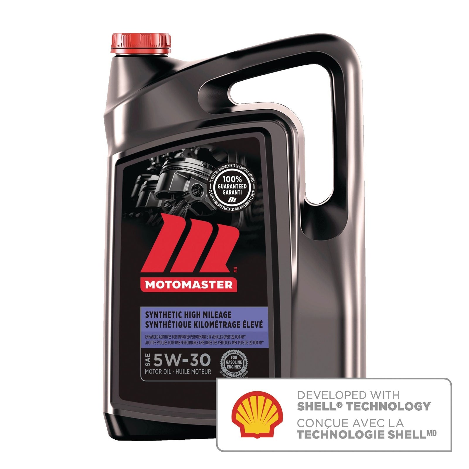 High Mileage 5W30 Synthetic Engine/Motor Oil, 5-L Q8Z2 - product image 1