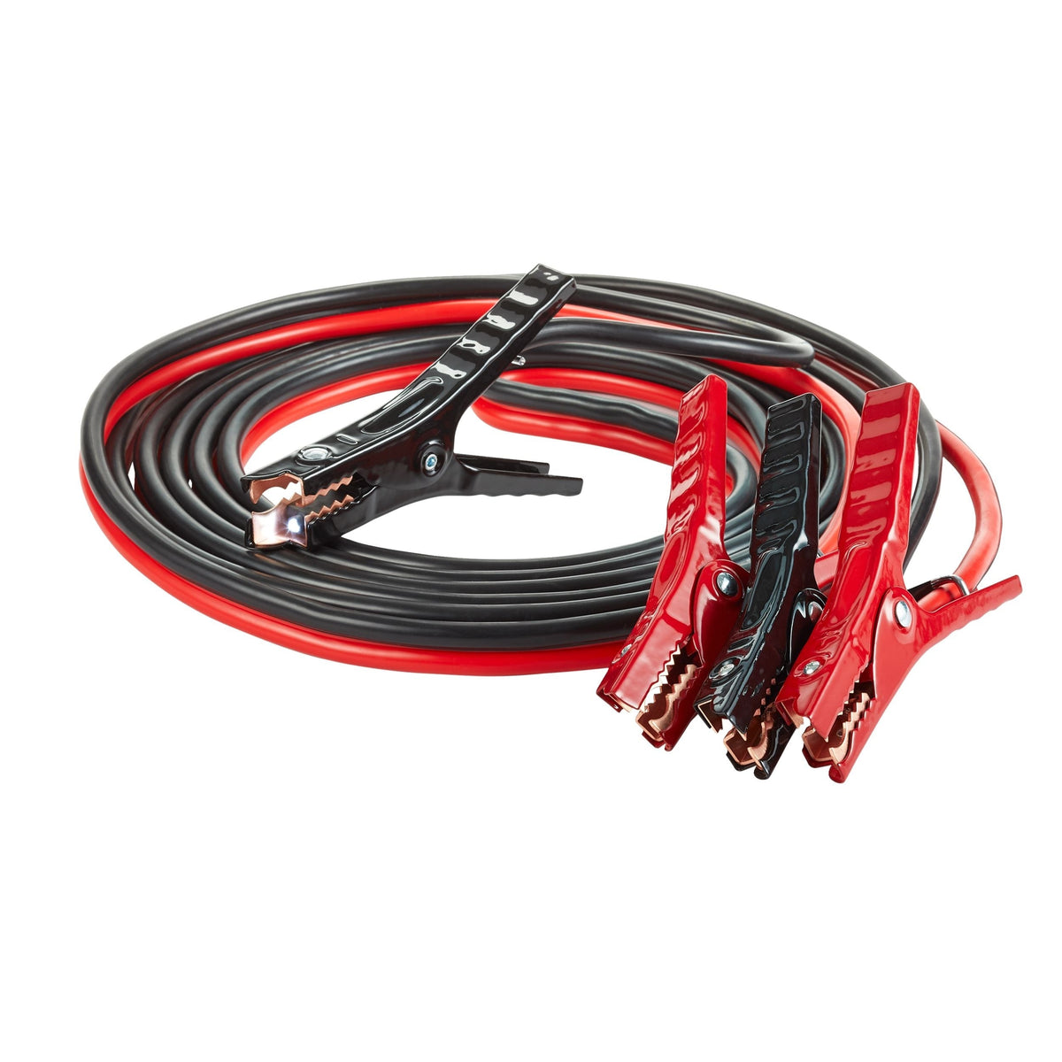 Medium-Duty Booster/Jumper Cables with Built-in LED Lights, 4-Gauge, 20-ft M7X5 - product image 1