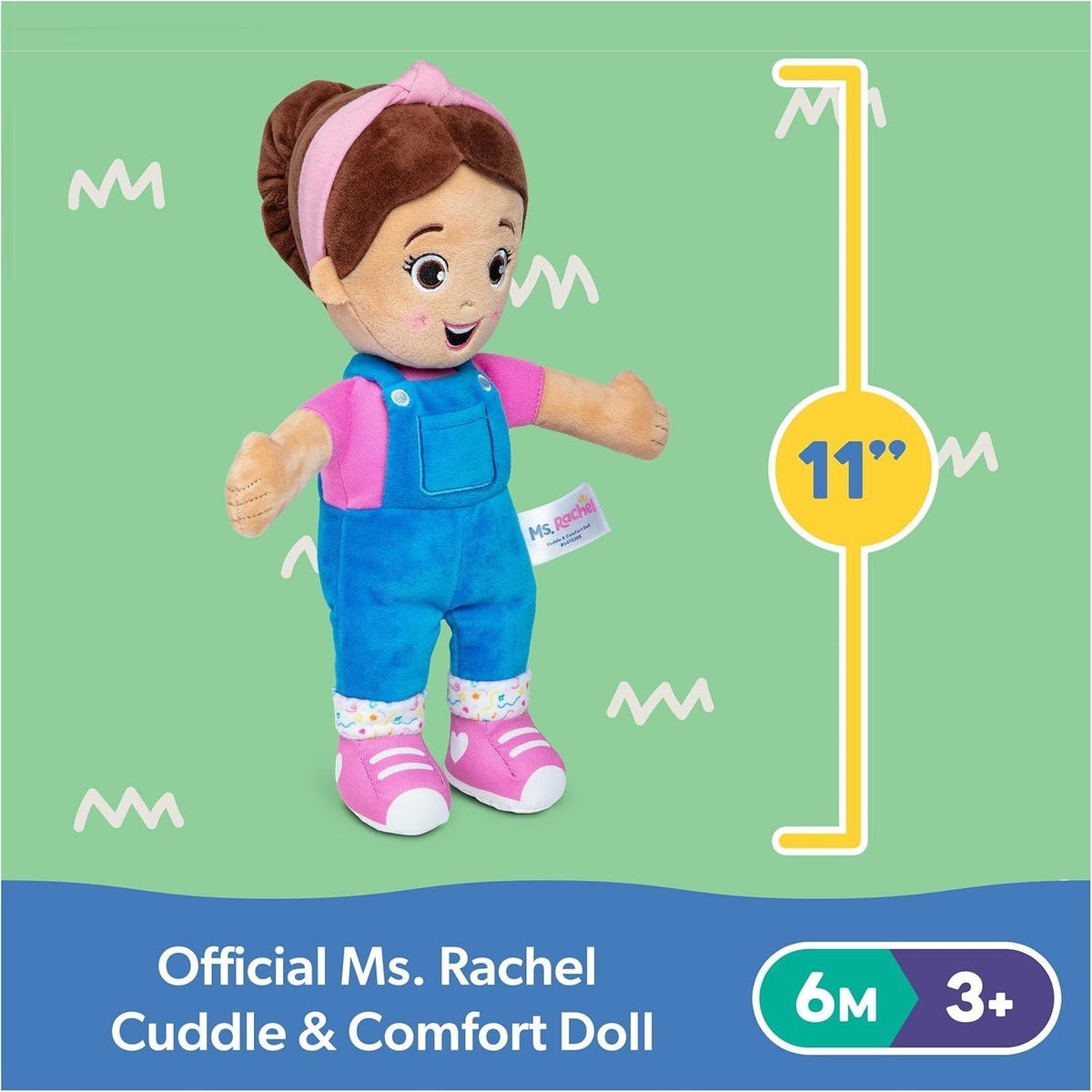 Rachel Cuddle & Comfort Doll 11-in Premium Plush, Ages 6 Months to 3+ A4Z4 - product image 4