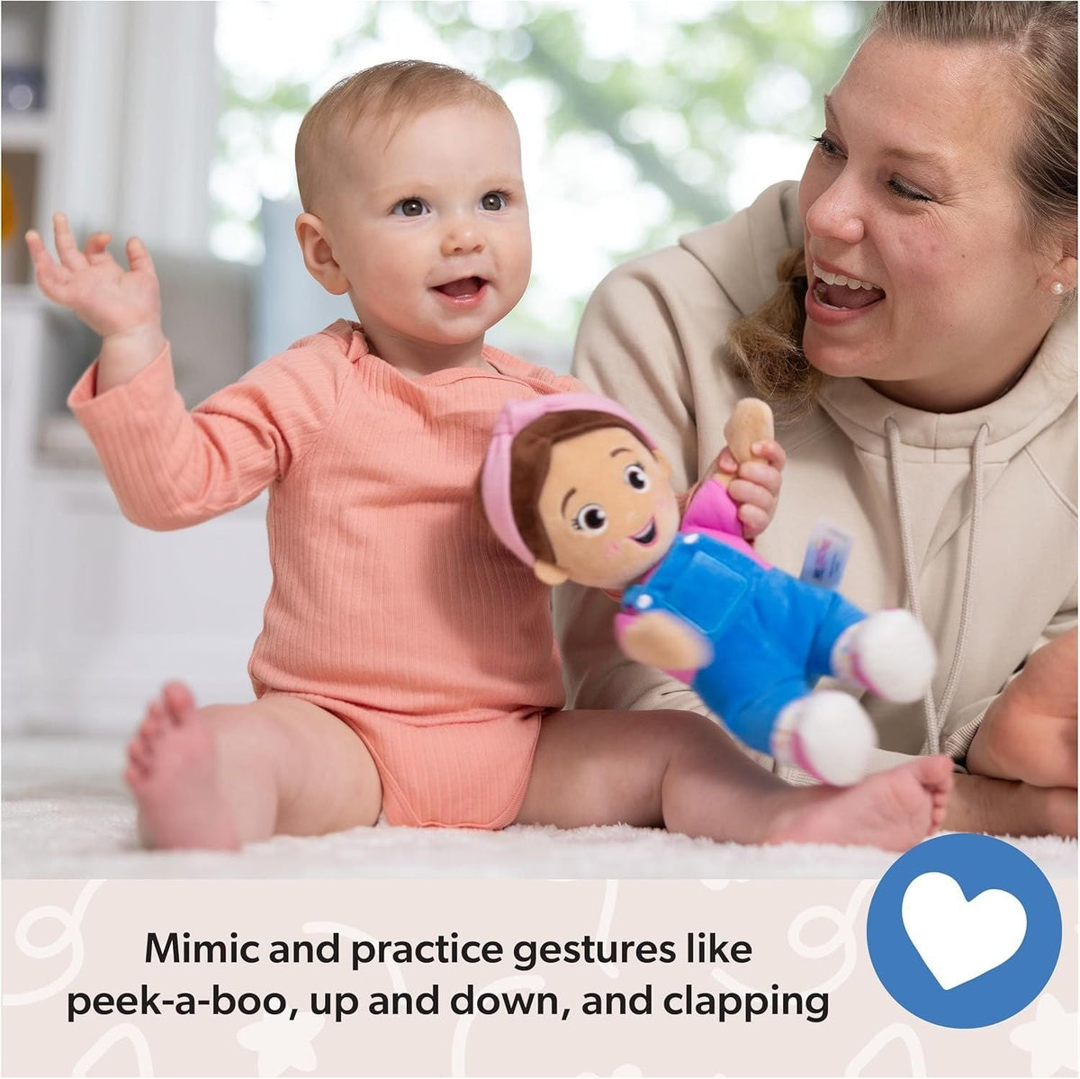 Rachel Cuddle & Comfort Doll 11-in Premium Plush, Ages 6 Months to 3+ A4Z4 - product image 6
