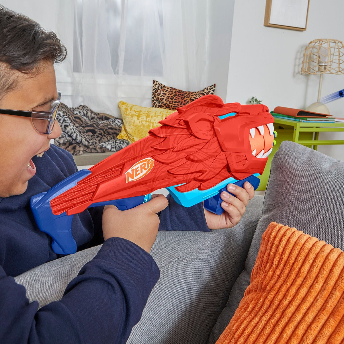 Junior Wild Lionfury Easy-Play Dart Blaster, Includes 16 Darts, Ages 6+ C0X3 - product image 7