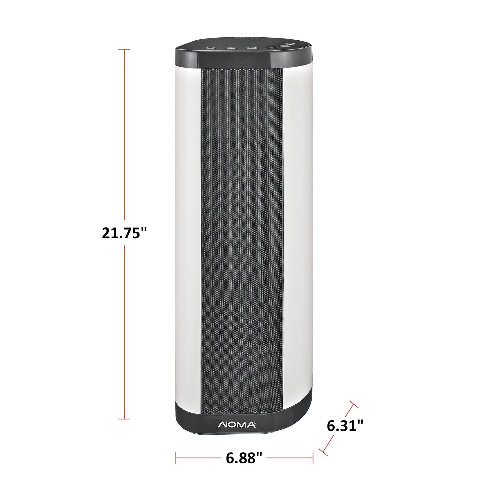 Oscillating Tower/Baseboard Heater withRemote Control & Thermostat, 1500W, White E5Q2 - product image 4