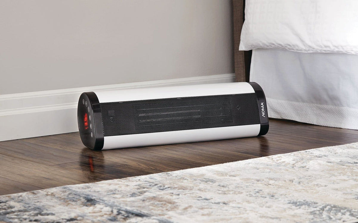 Oscillating Tower/Baseboard Heater withRemote Control & Thermostat, 1500W, White E5Q2 - product image 7