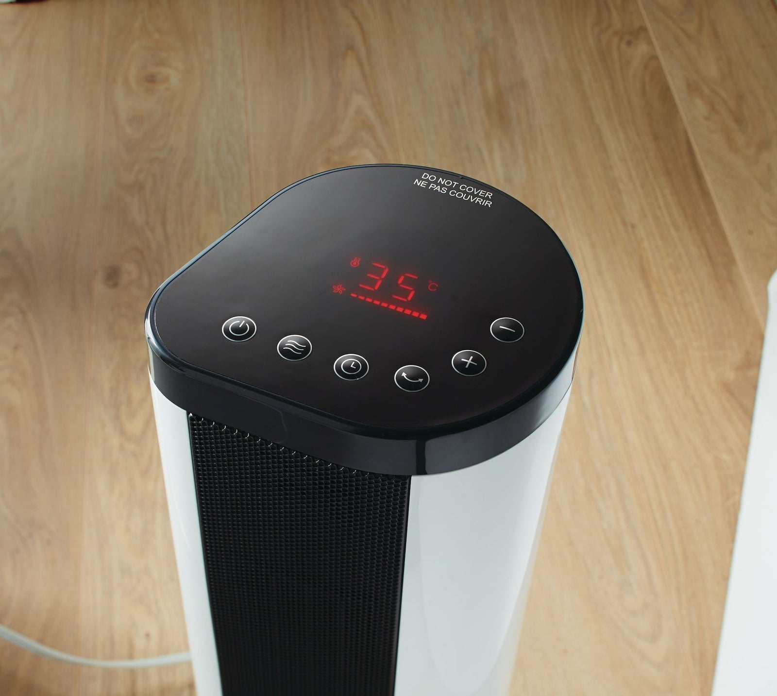 Oscillating Tower/Baseboard Heater withRemote Control & Thermostat, 1500W, White E5Q2 - product image 8