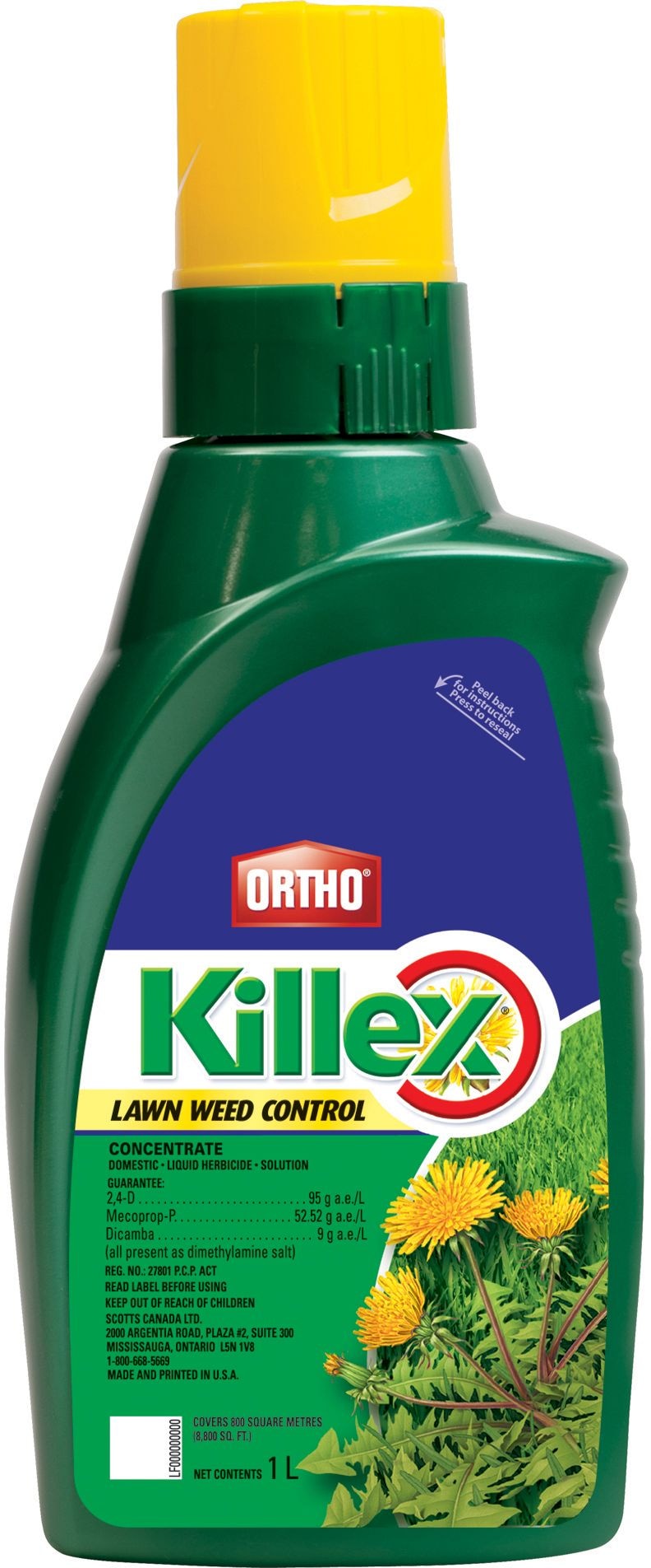 Killex Liquid Lawn Weed Killer Concentrate, Herbicide, 1-L I2I0 - product image 1