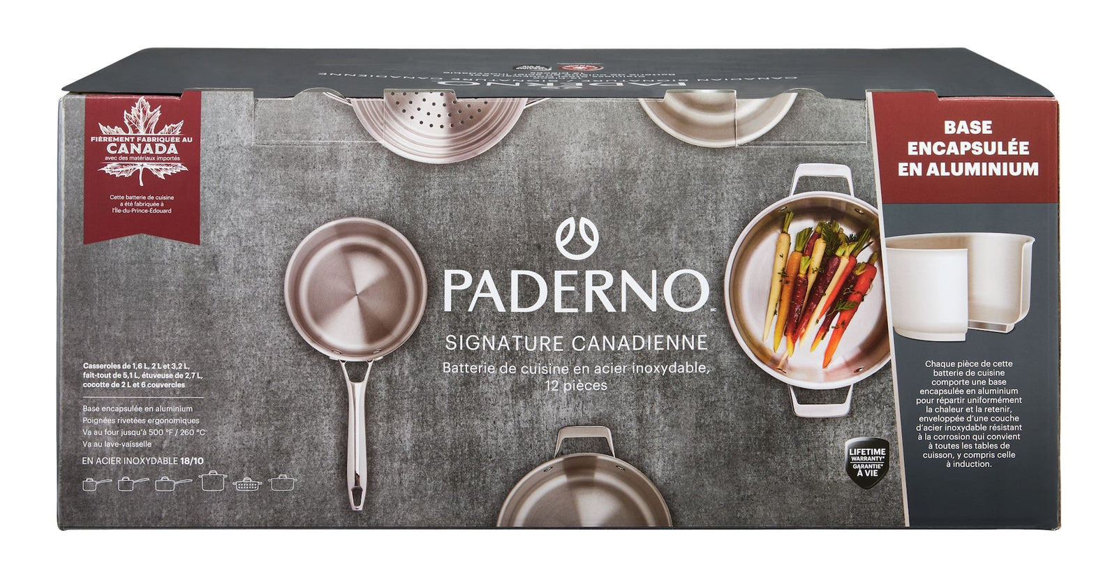 Canadian Signature Stainless Steel Cookware Set, 12-pc A5V9 - product image 6