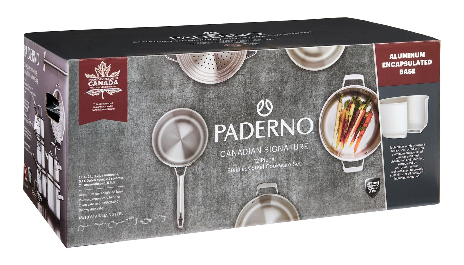 Canadian Signature Stainless Steel Cookware Set, 12-pc A5V9 - product image 8