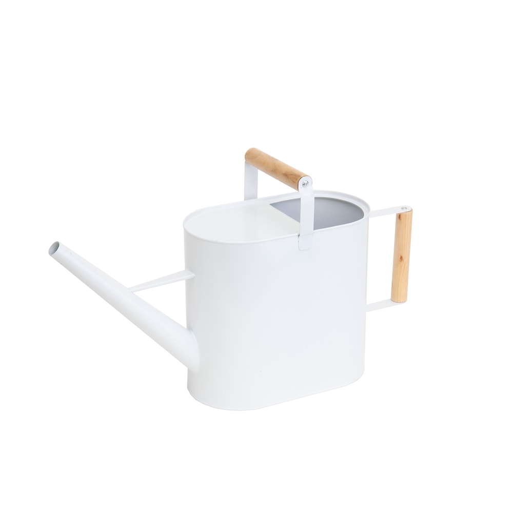 Nordic Habitat Wood Finish Watering Can, White, 2-Gal N7P5 - product image 1