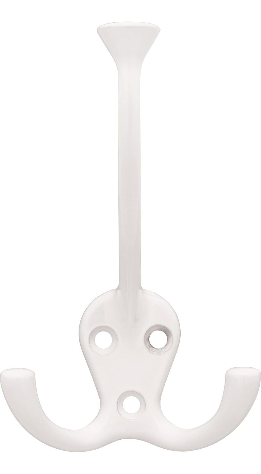 Stainless Steel Single Tri-Hooks, White, 3-pk P8X4 - product image 1