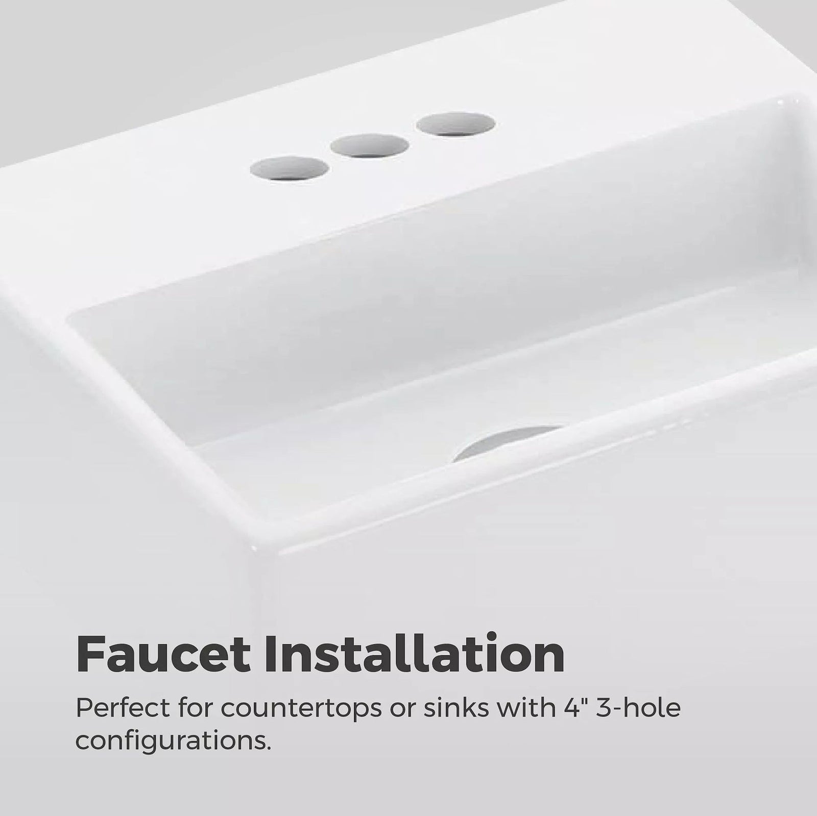 Vaneri 4-in Centreset Bath Faucet, Matte Black P2K2 - product image 7