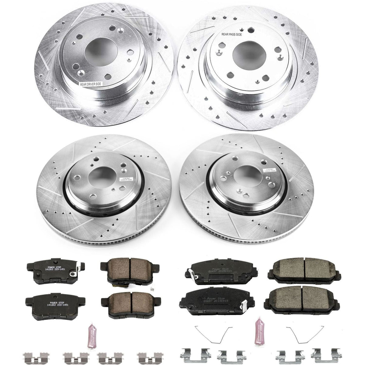 Z23 Evolution Sport Performance Brake Kit - Front & Rear (Part# K6000 - K16000) D6L4 - product image 1