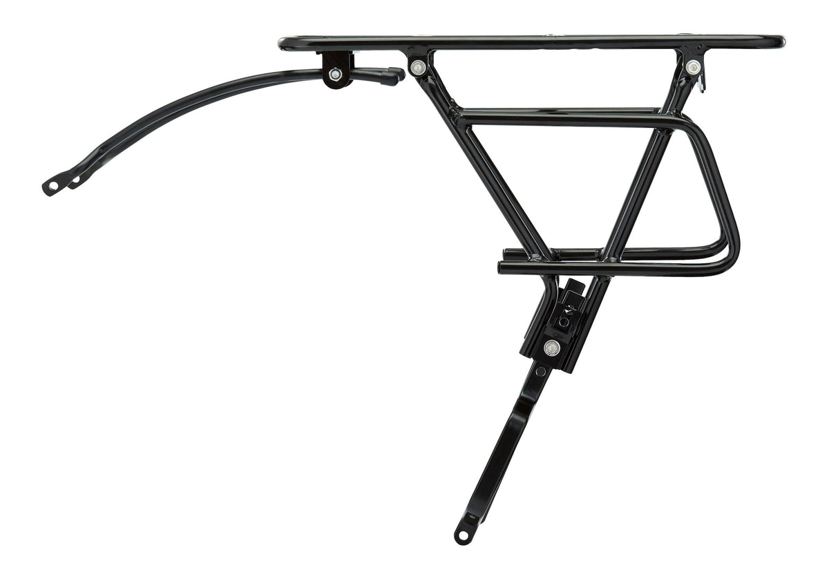 Adjustable Rear Bike Rack, Lightweight, Aluminum, Black T1R2 - product image 2